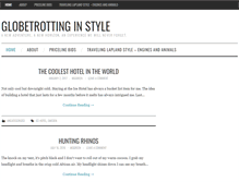 Tablet Screenshot of globetrottinginstyle.com